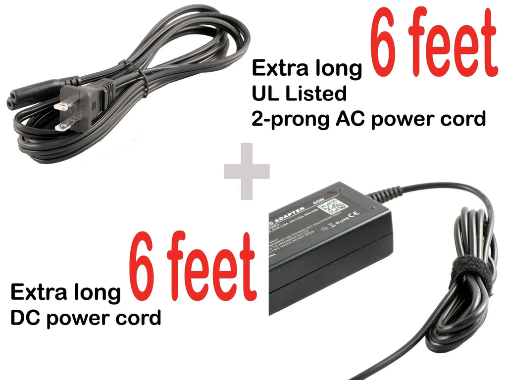 iTEKIRO 65W  Adapter for Lenovo Ideapad 100S 80R900BYCF, 100S 80R900C0CF, 100S 80R900FYUS, 110, 110-14IBR 80T6 14", 110 80T6000WUS, 110 80T6000XUS, 110 80T60020CF