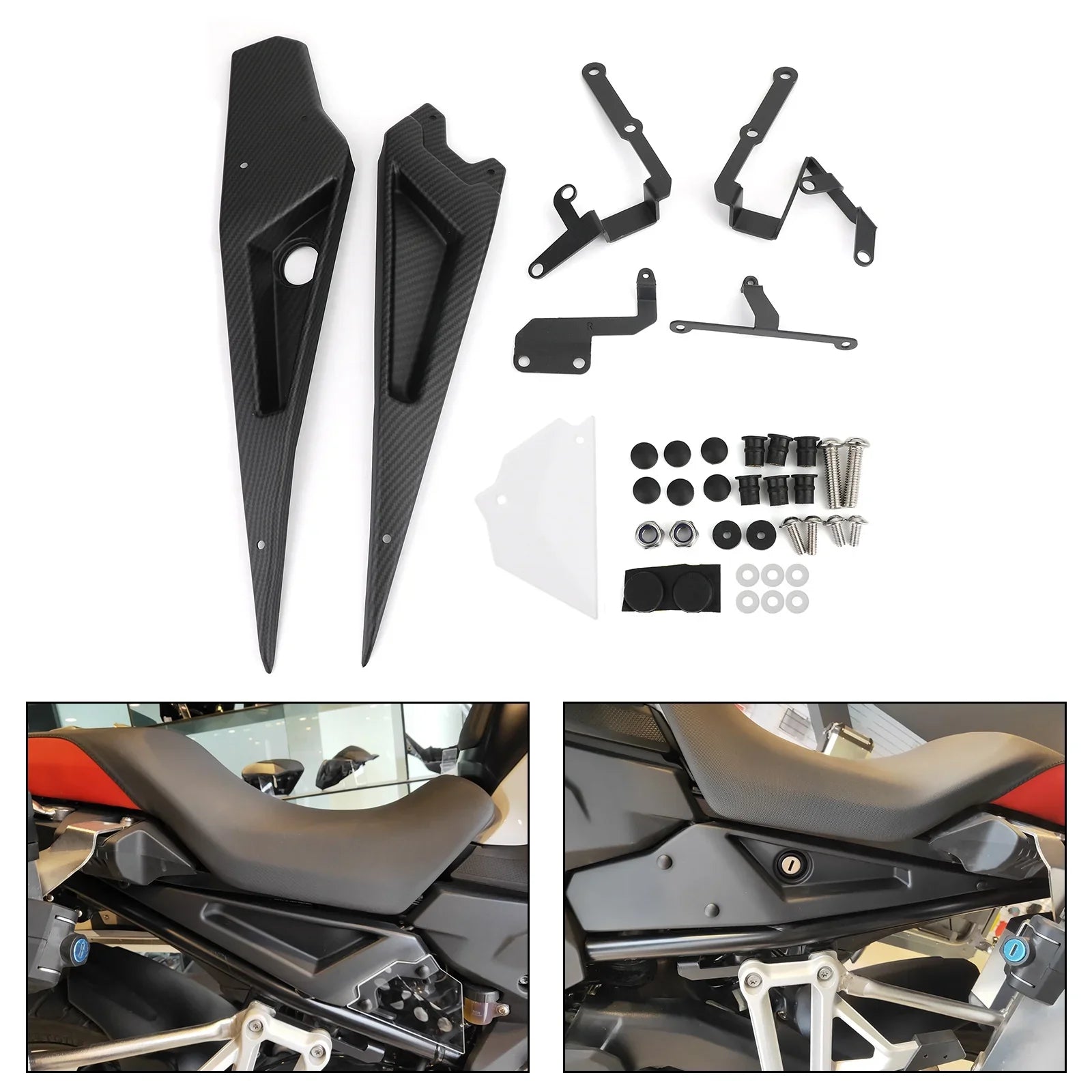 Frame Side Cover Trim Carbon For    2018-2019