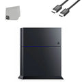 Sony PlayStation 4 500GB Only Black Gaming Console with  Cable   Bundle Used