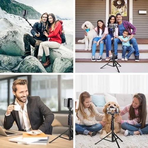 67" Extendable Tripod Stand Wireless Remote Shutter Selfie Stick  for Samsung Galaxy   (2017) Perx  Edge+  Edge  active S10e  On5  Emerge 5G Note 9 8 20 10 Plus   5G