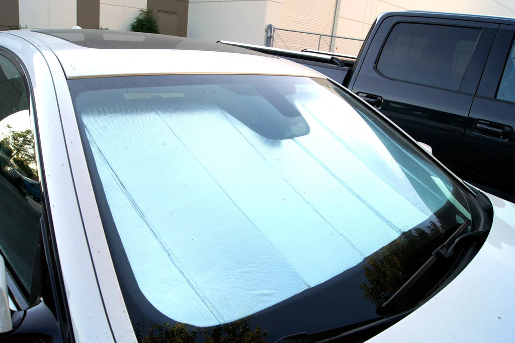 Tuningpros Custom Fit Windshield Sun Shade Protector, Sunshade Visor For 2009-2017 Volvo