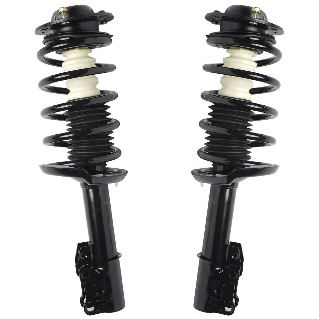Detroit Axle - Front Struts w/Coil Springs for 2004-2012 Chevy Malibu, 2005-2010 Pontiac , 2007-2009 Saturn Aura, 2pc Front Struts Complete Assembly 2006 2008 2010 2011 Replacement