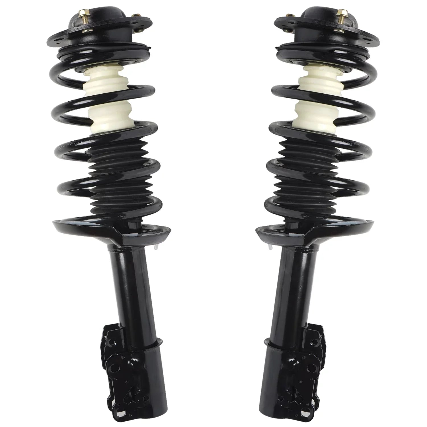 Detroit Axle - Front Struts w/Coil Springs for 2004-2012 Chevy Malibu, 2005-2010 Pontiac , 2007-2009 Saturn Aura, 2pc Front Struts Complete Assembly 2006 2008 2010 2011 Replacement
