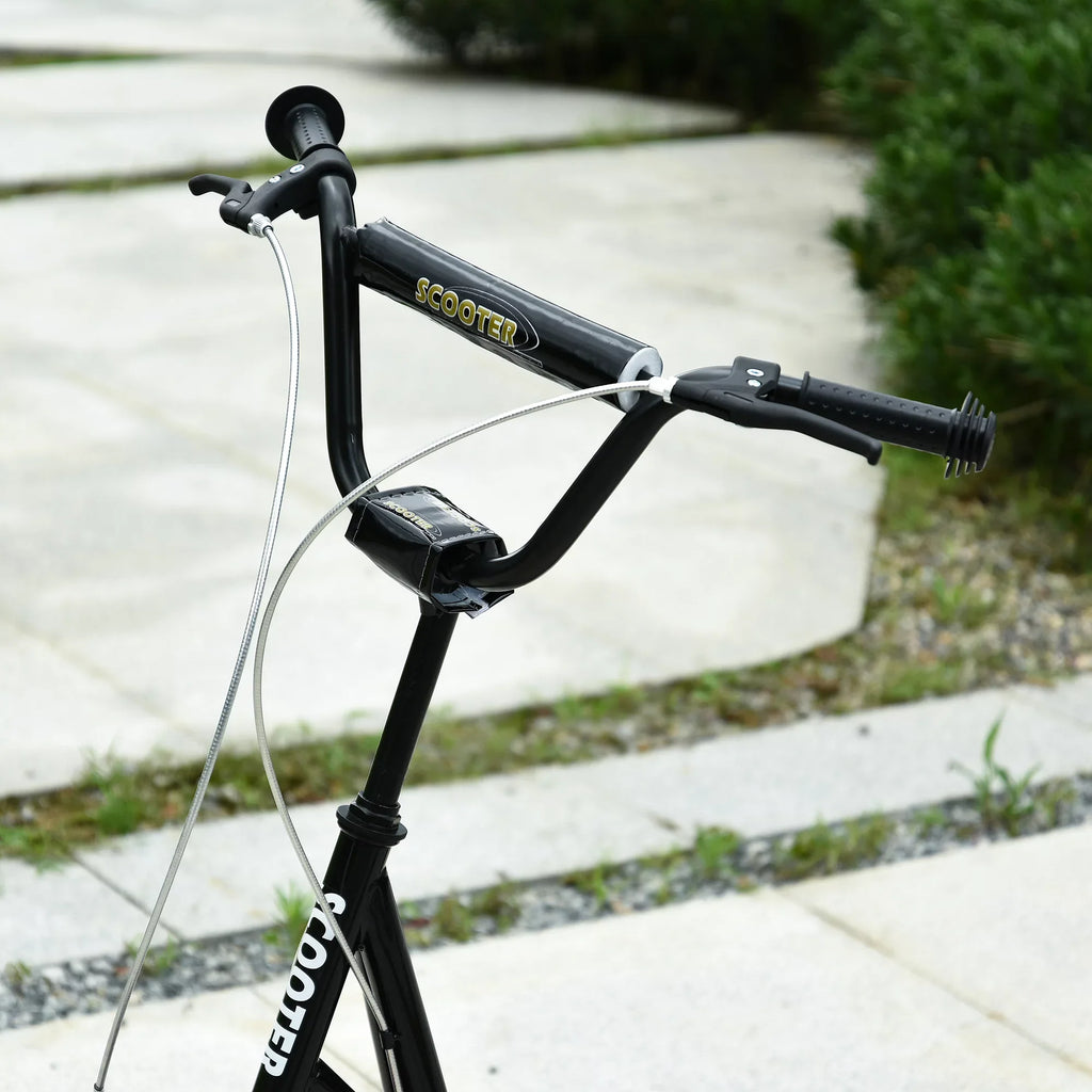 Aosom Youth Scooter Front and Rear Caliper Dual Brakes, Black