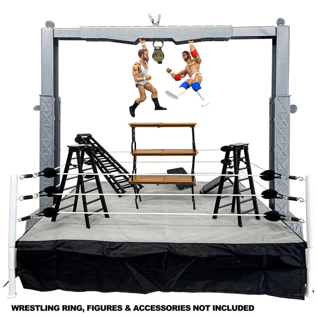 Shark Cage & Grab The Gear Playset for  Wrestling Action Figures