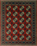 Aria Maysa Red/Blue Rug, 8'3" x 9'10"