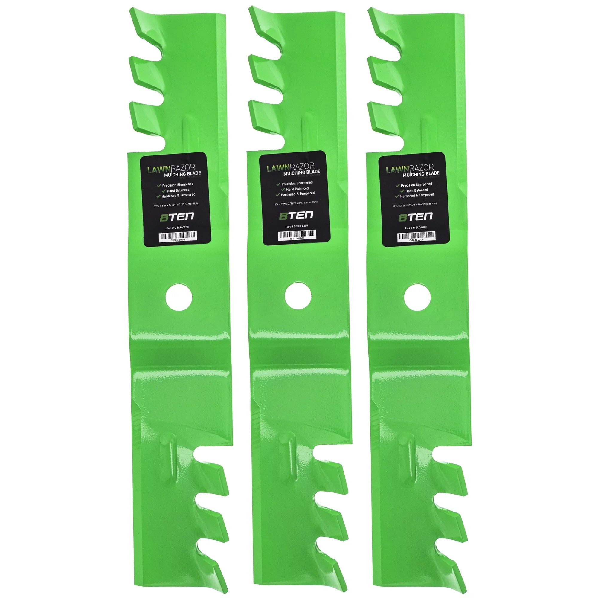 LawnRAZOR Mulching Blade for Cub Cadet 48 inch 02005017- 3 Pack 810-