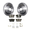 Transit Auto - Rear Disc Brake Rotors And Semi-Metallic Pads Kit For Honda - Acura  -101813