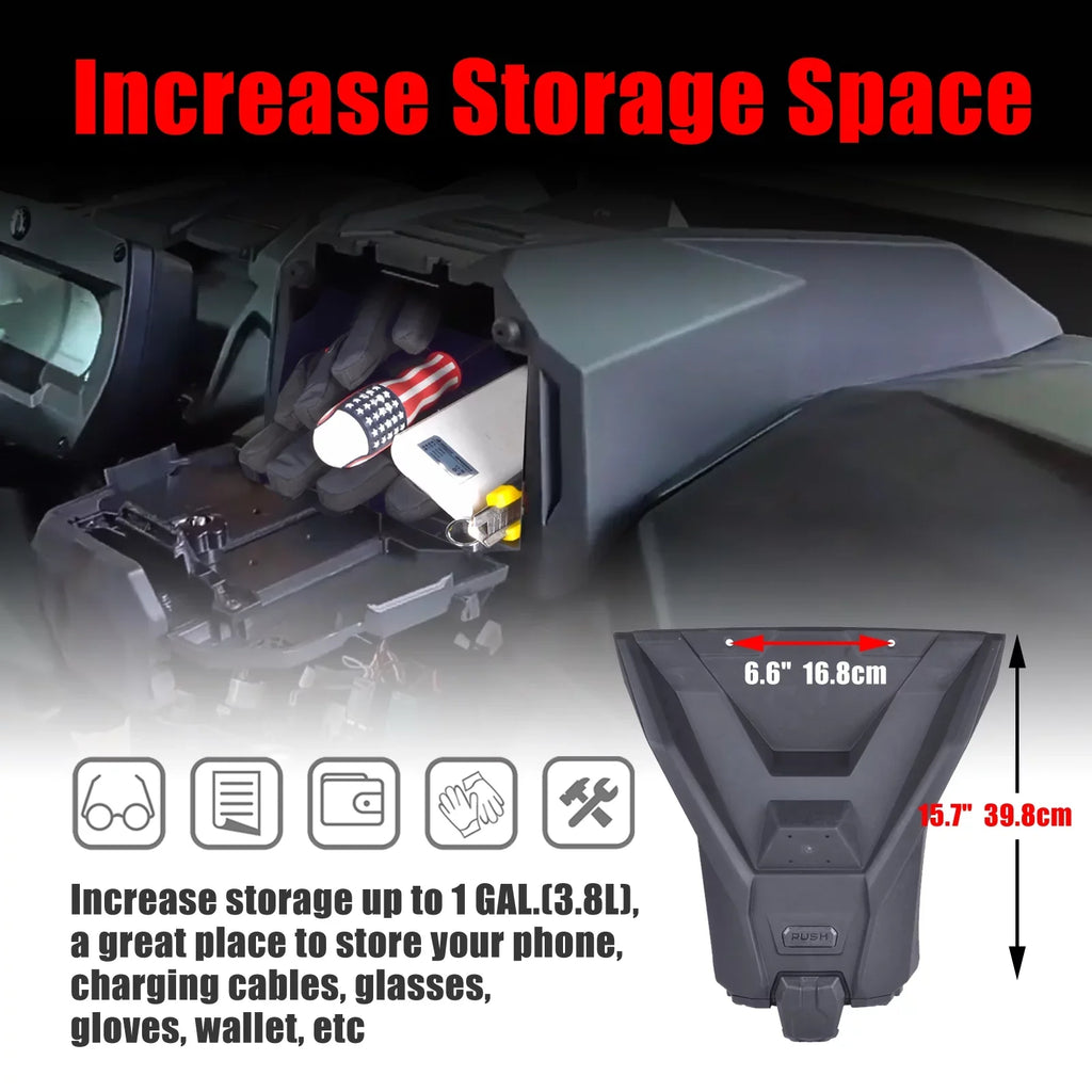 Electronic Device Tablet Phone Holder For 2019-2022 Can  Maverick Sport Trail Commander 2021-2022 Storage Box Organizer
