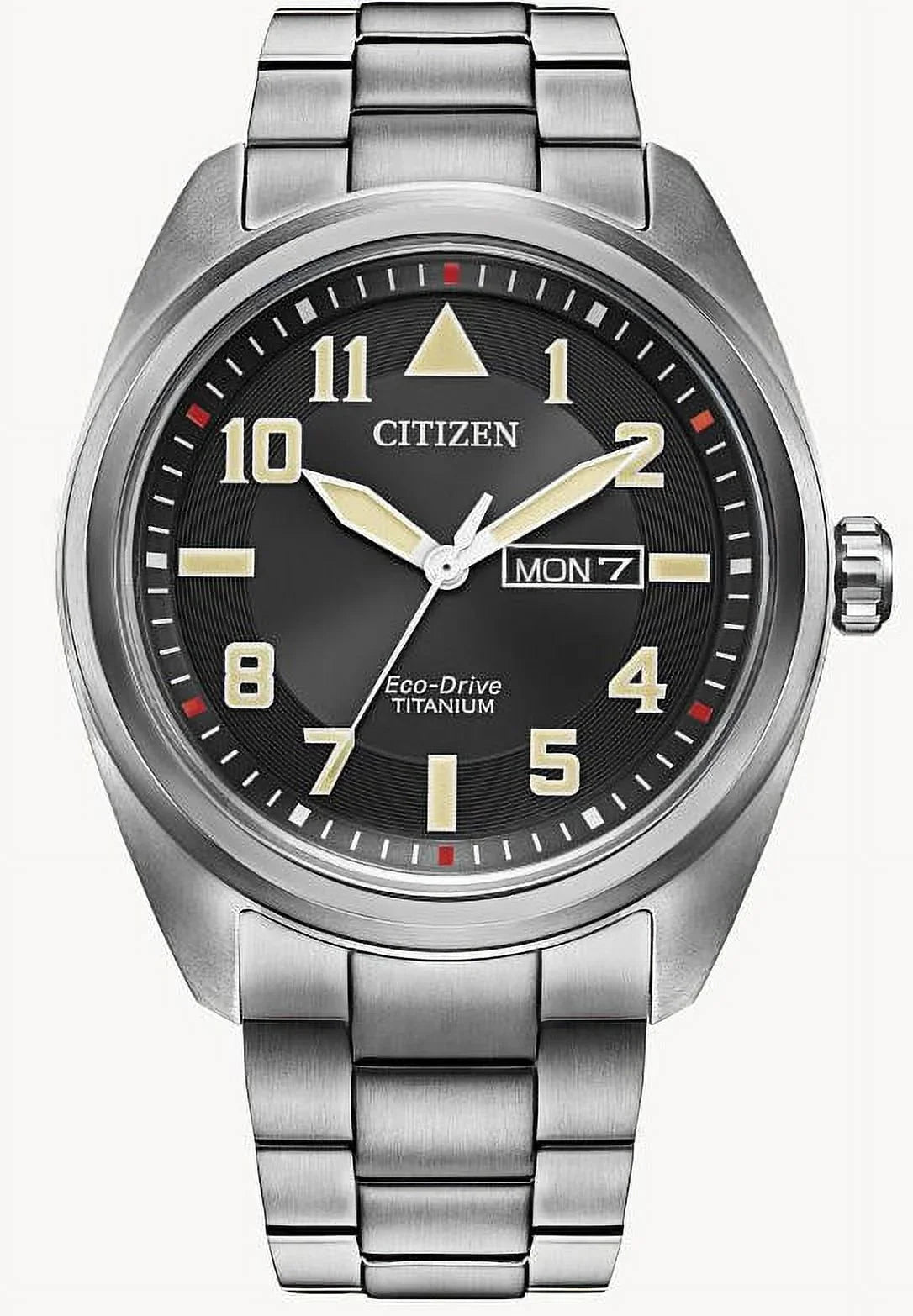 Men's Citizen Eco-Drive Super Titanium Solar Power Watch -53E