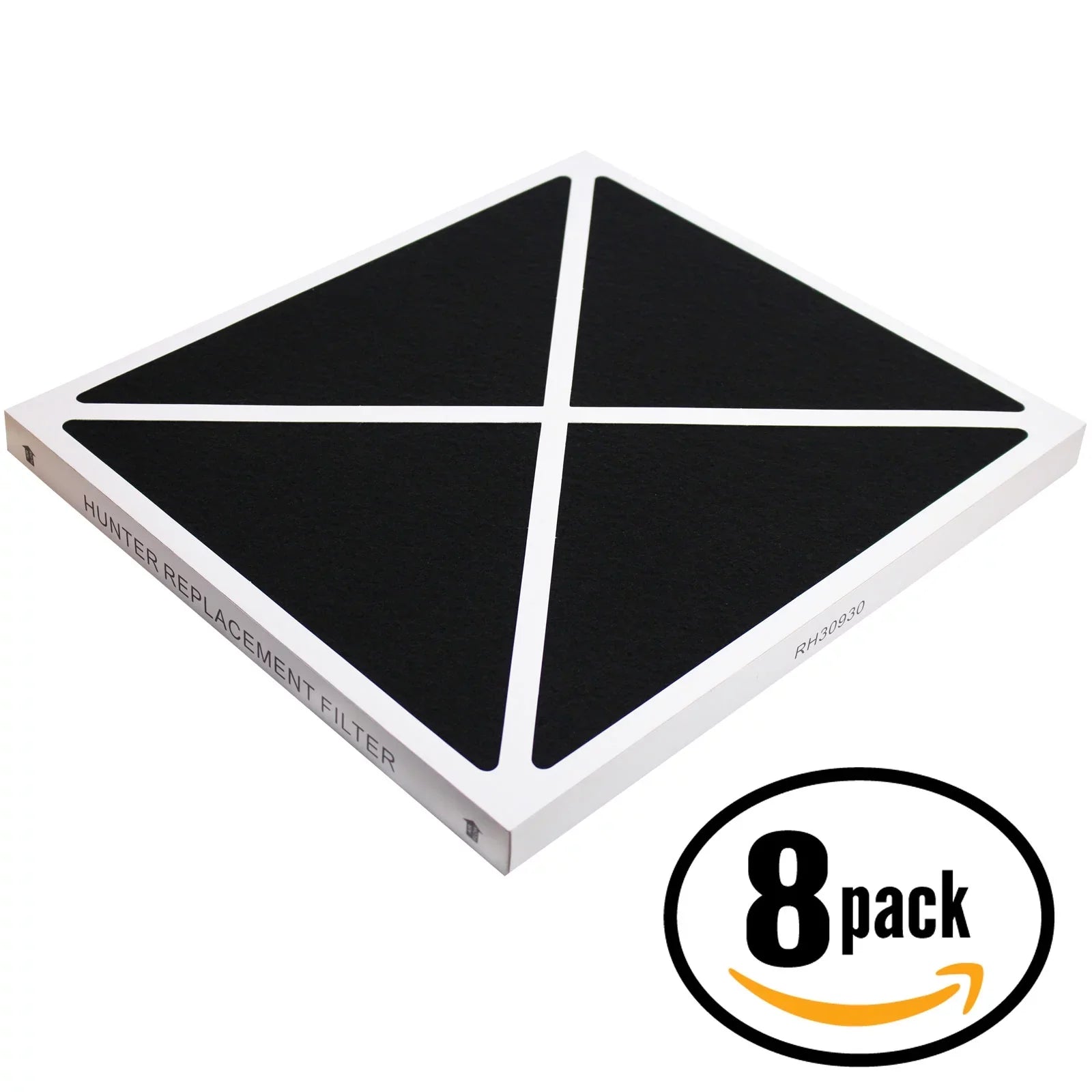 8-Pack Replacement Hunter 30250 Air Purifier Filter - Compatible Hunter 30930 Air Filter