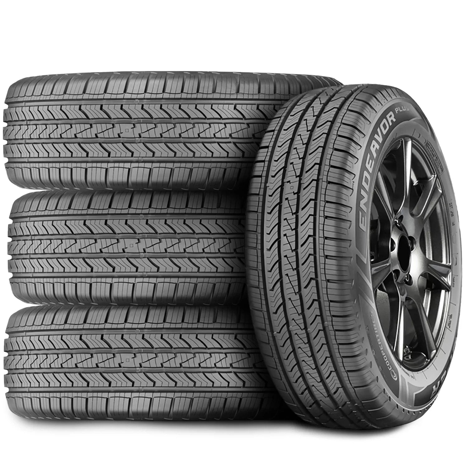 Pair of 2 () Cooper Endeavor Plus 255/60R19 109H  / All Season Tires Fits: 2010 Buick Enclave , 2021 Lincoln Aviator Base