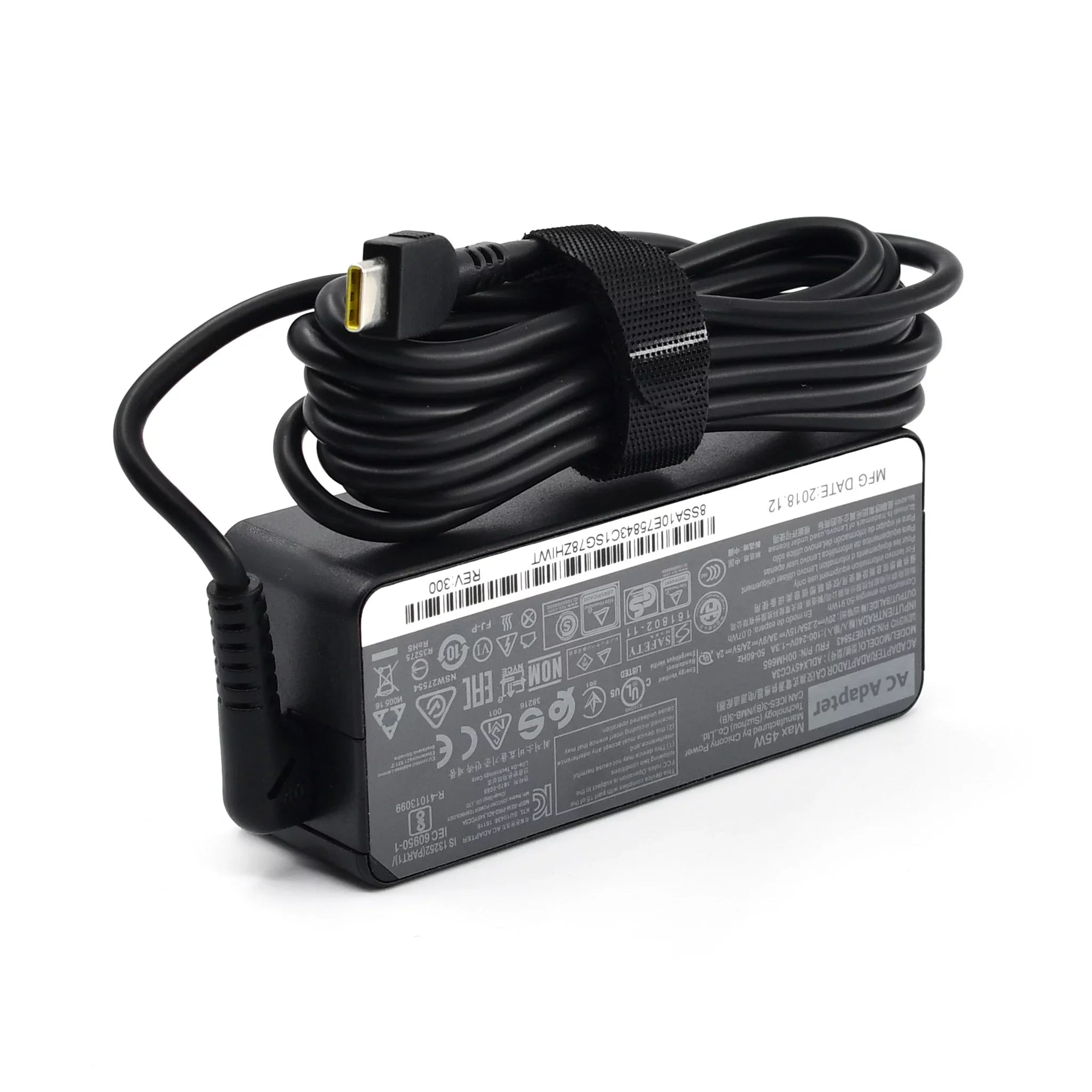 45W - Power Adapter for Lenovo Yoga , Yoga 910-13, Yoga 720-13, Miix 630-12, IdeaPad 720s-13, Chromebook  and ,