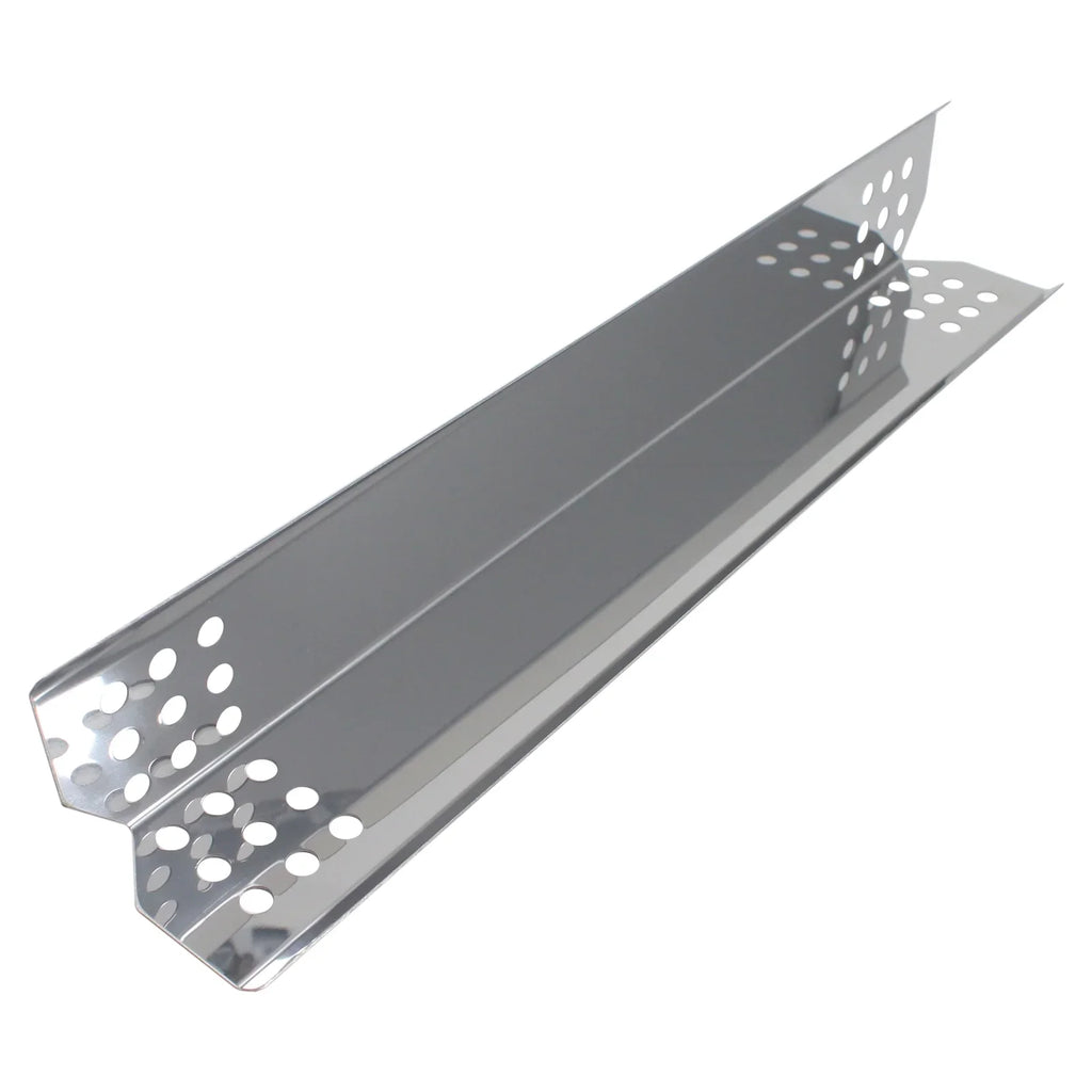 3-Pack  Grill Heat Shield Plate Tent Replacement Parts for Jenn Air 730-0709 - Compatible Barbeque Stainless Steel Flame Tamer, Guard, Deflector, Flavorizer Bar, Vaporizer Bar, Burner Cover 16 1/8"