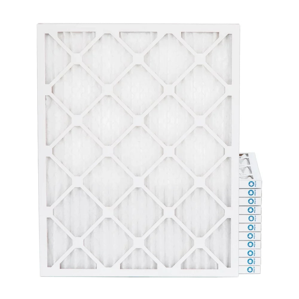 Pamlico Air 14x20x1  8 Pleated  Furnace Air Filters. Case of 12. Actual Size: 13-1/2 x 19-1/2 x 3/4