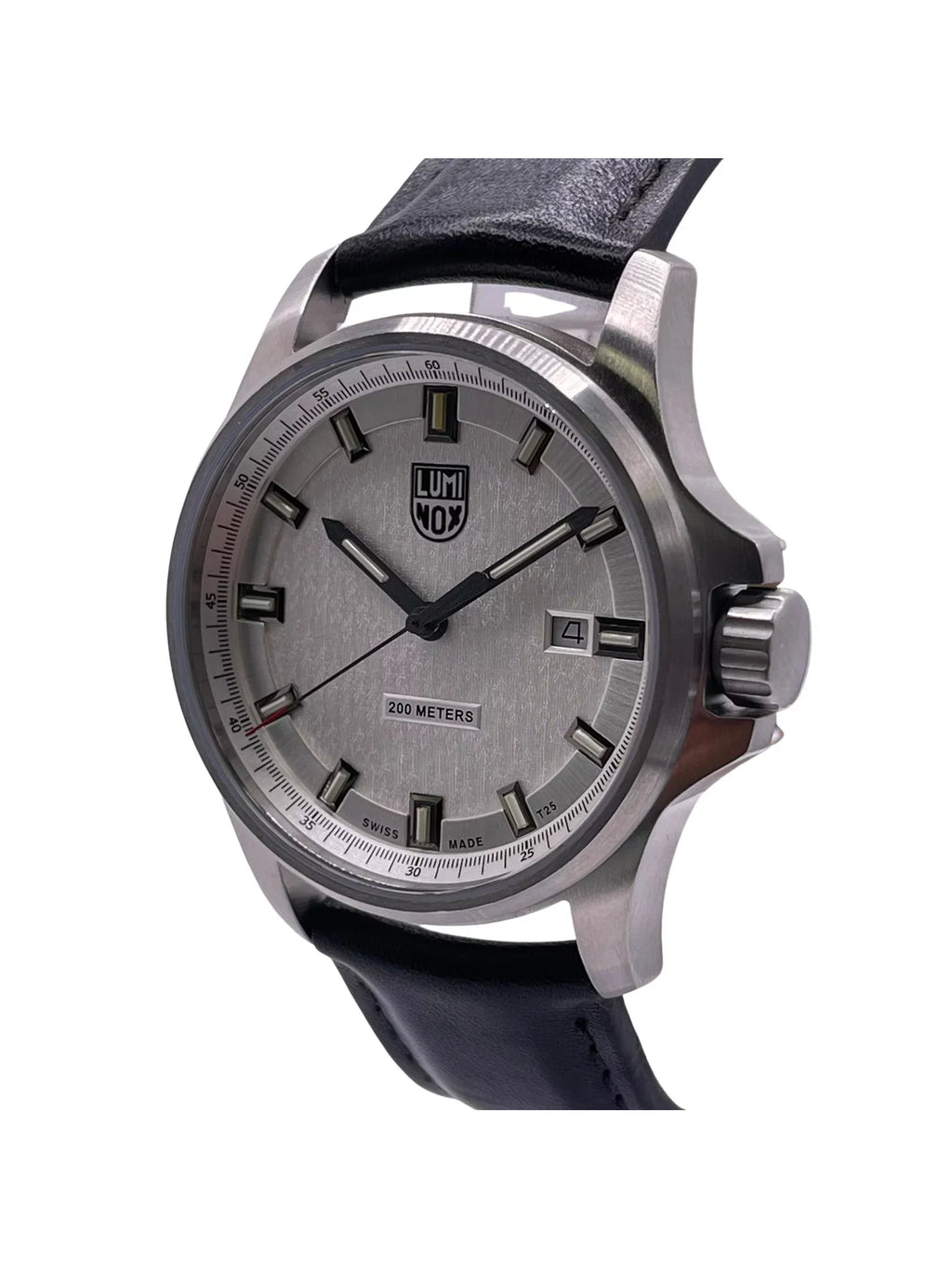 Luminox Dress Field 42mm Stainless Steel Silver Dial Mens Quartz Watch .1839