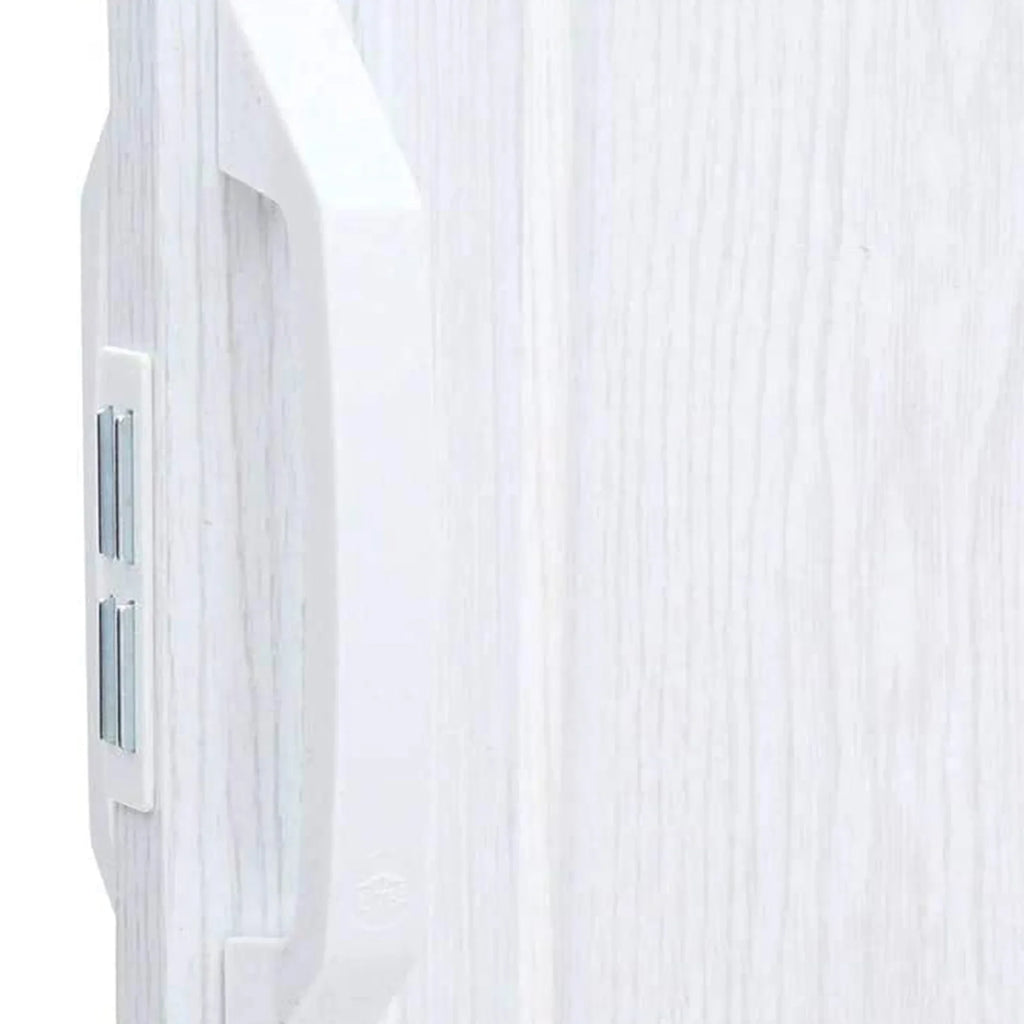 Home Products Via 36" x 80" Vinyl Hinged Single Folding Door, White