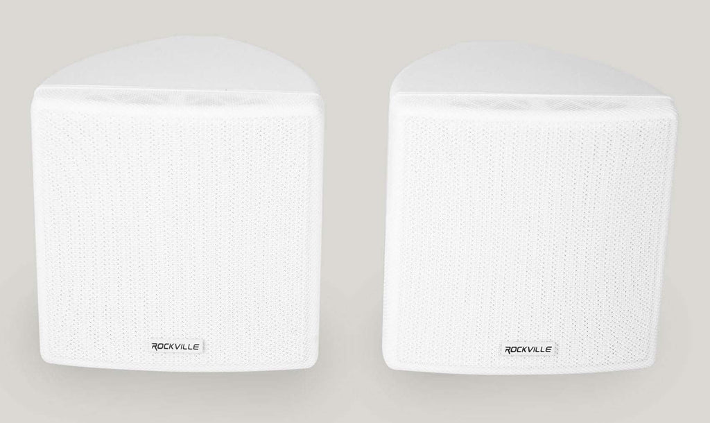 6-Zone Amp+4) 3.5" White Cube+2)  Pendant+Ceiling Speakers for Restaurant/Bar