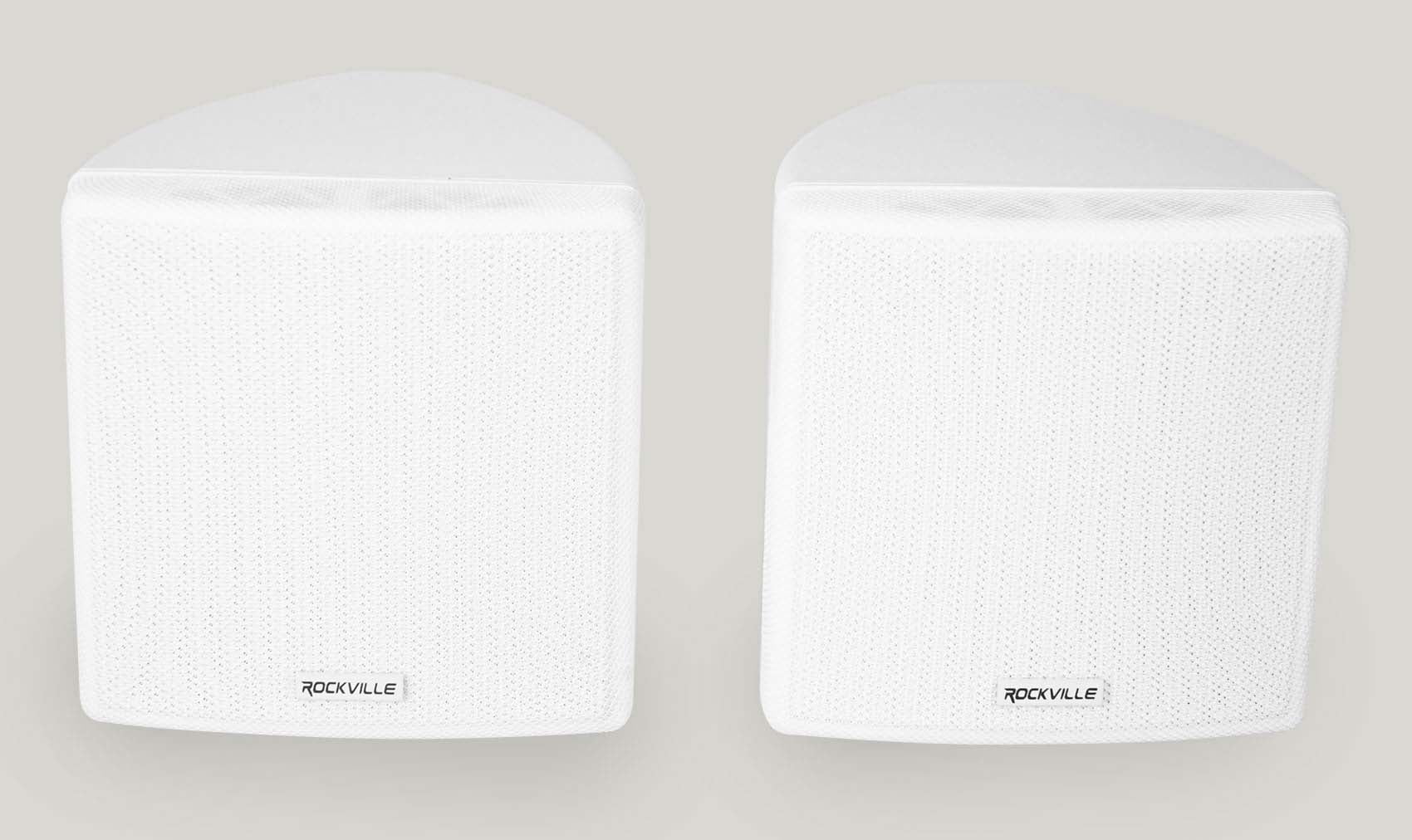 6-Zone Amp+4) 3.5" White Cube+2)  Pendant+Ceiling Speakers for Restaurant/Bar