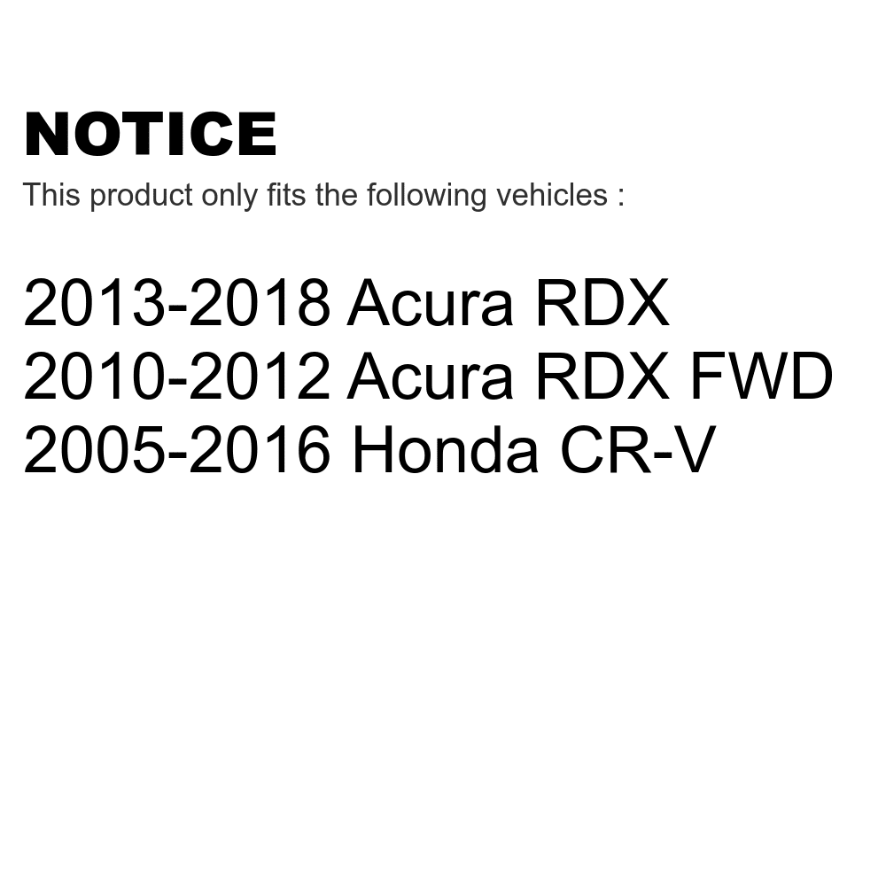 Transit Auto - Rear Disc Brake Rotors And Semi-Metallic Pads Kit For Honda - Acura  -101813