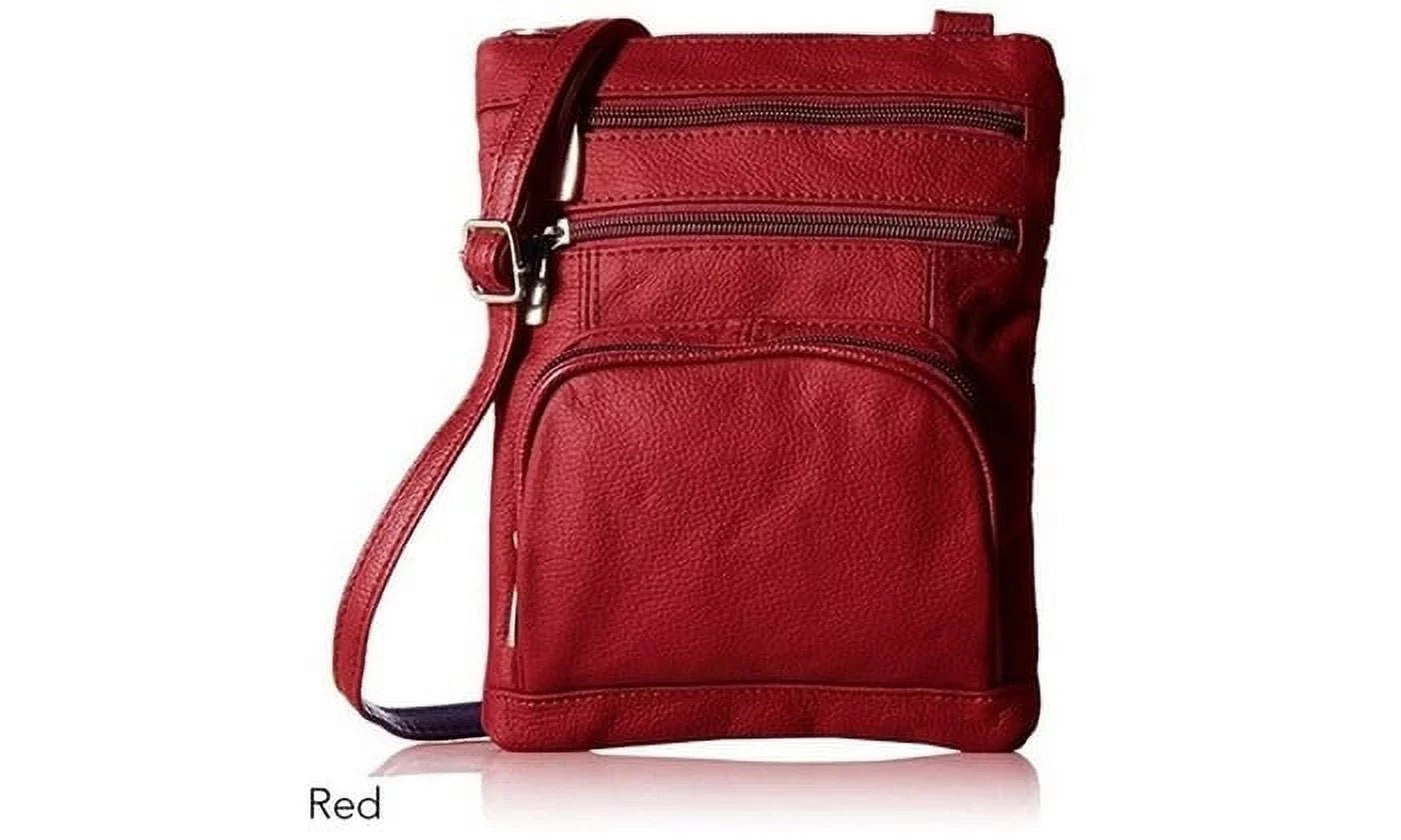 Super Soft Leather Plus Size Crossbody Bag