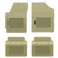 PantsSaver Custom Fit Floor Mats for Genesis  2017-2022 All Weather Protection -4 Piece Set (Beige)