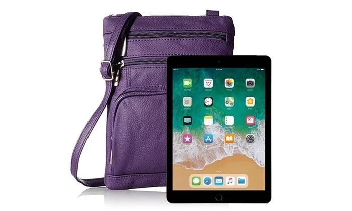 Super Soft Leather Plus Size Crossbody Bag