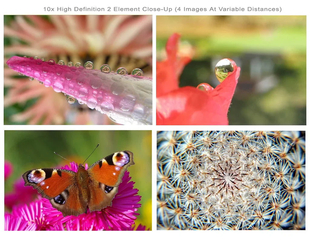 Olympus  - 10x High Definition 2 Element Close-Up (Macro) Lens (52mm w /Stepping Ring 46-52mm)