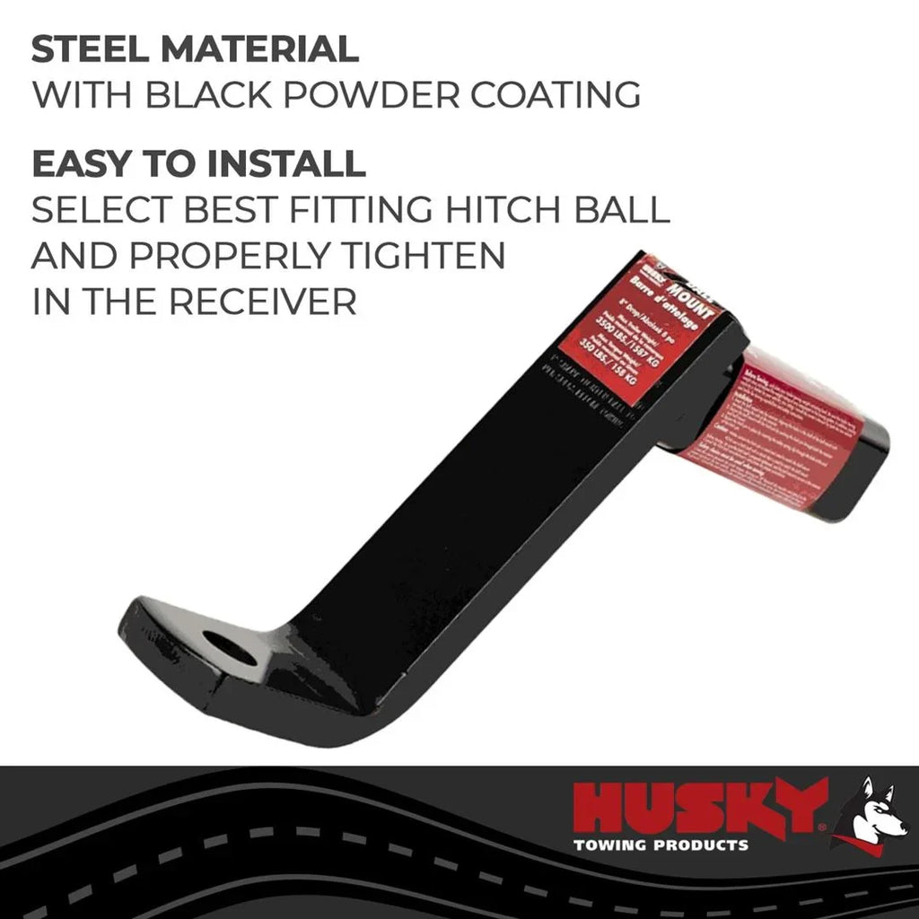 Husky Towing 31361 2" Receiver Trailer Hitch Ball Mount