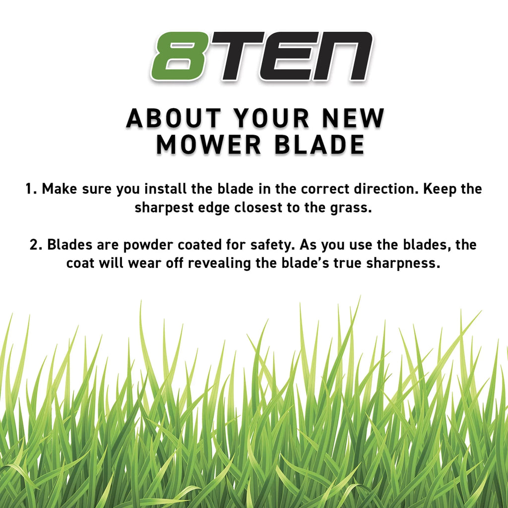 LawnRAZOR Mulching Blade for Cub Cadet 48 inch 02005017- 3 Pack 810-