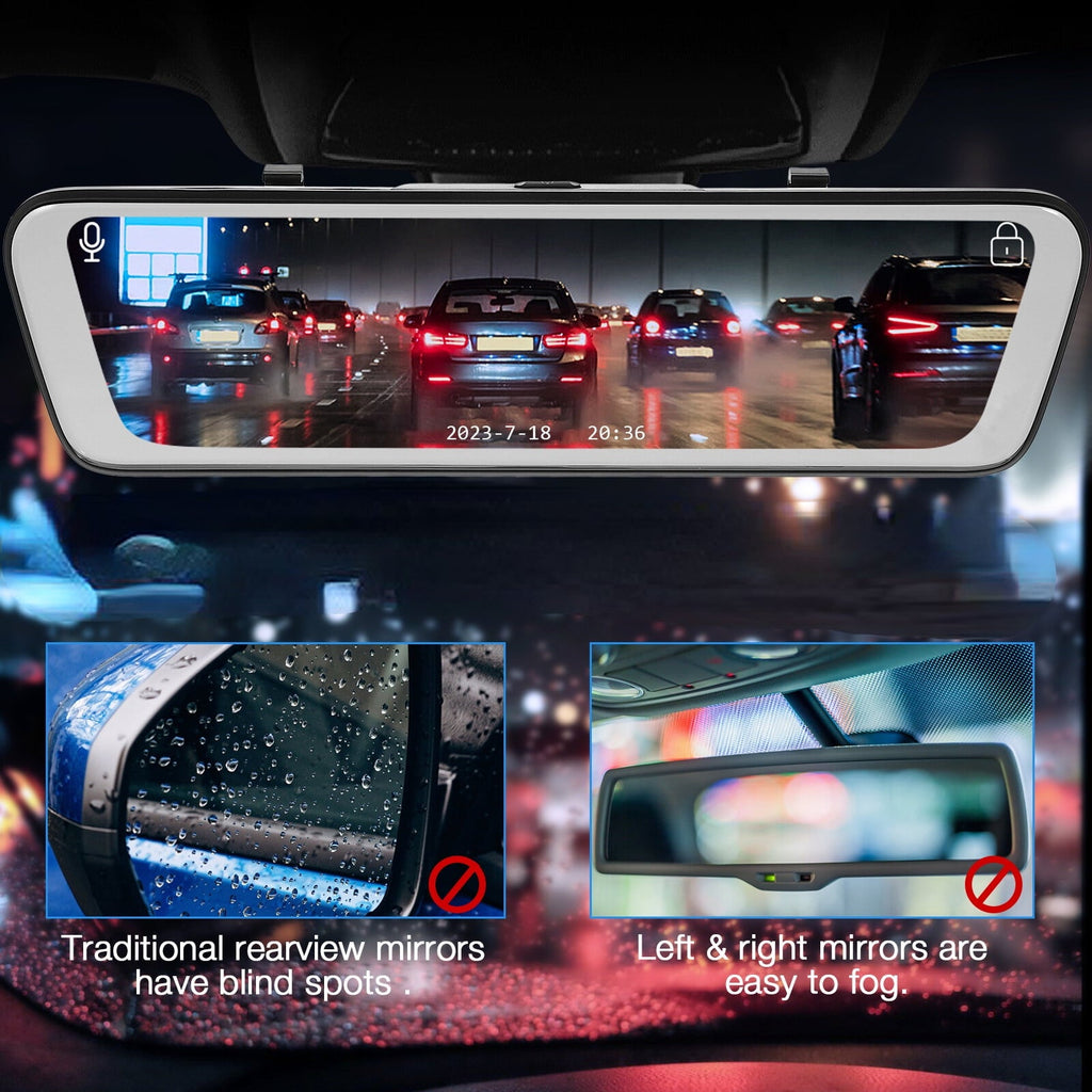 Cheefull  Driving Camera, Dash Recorder 1080P Front and Rear Vehicles Recorder Dash Camera Car Backup Camera