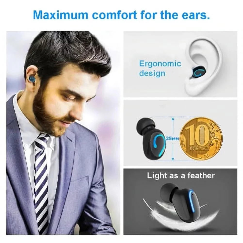 Wireless  Headphones for Samsung Galaxy  5G - Earbuds Earphones True Wireless Stereo Headset Hands-free Mic Charging Case  Compatible With Samsung Galaxy  5G Phone
