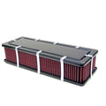 & Filters 56-9188-1 Custom Air Filter Assembly With Top Carbon Fiber