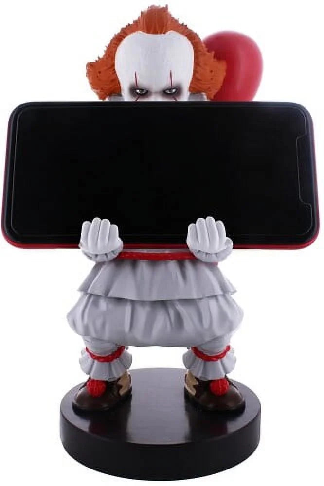 Exquisite Gaming: Warner Bros: Pennywise - Original Mobile Phone & Gaming Controller Holder, Device Stand, Cable Guys,  Licensed Figure