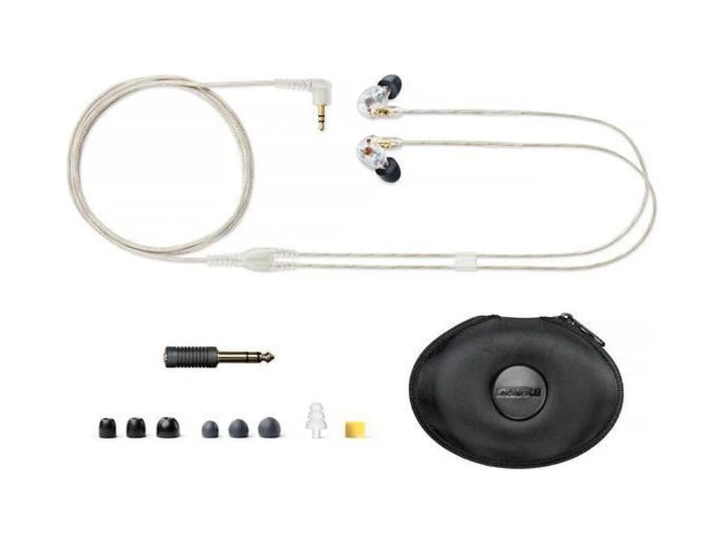 Shure  Pro In-Ear Sound Isolating Dual Driver Earphones - Clear