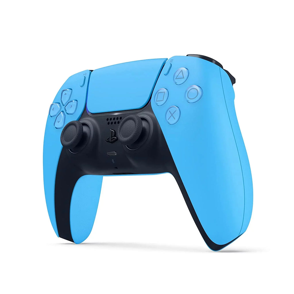 Sony Playstation 5 Disc Version (Sony  Disc) with Extra Controller and Dual Charging Station - Starlight Blue Bundle