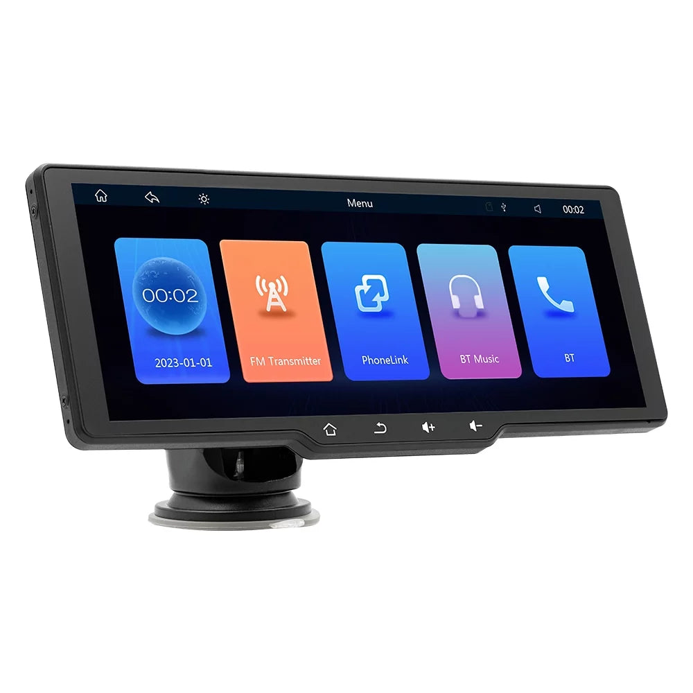 Andoer Portable Wireless CarPlay Car Video Recorder, Car Camera Auto Camcorder, Car Player with Multilanguage Support
