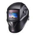 Welding Helmet Solar Power Auto Darkening, Optical Class (1/1/1/1), Full Shade Range 3/4-8/9-13, 6Pcs Replacement Lenses, Grinding Feature for    Plasma -