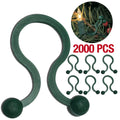 Christmas Tree Branch Light Clips for ,  Mini Lights, Green, 2000 Ct