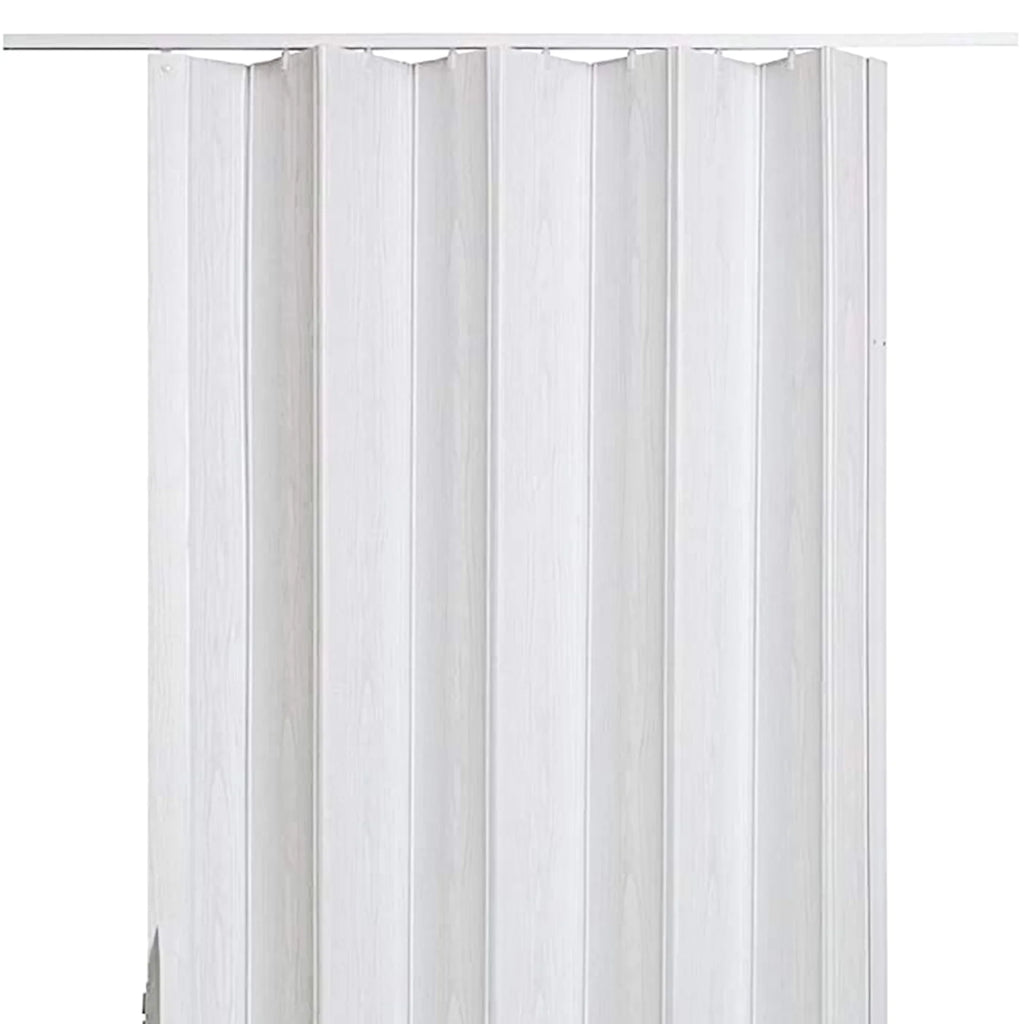 Home Products Via 36" x 80" Vinyl Hinged Single Folding Door, White