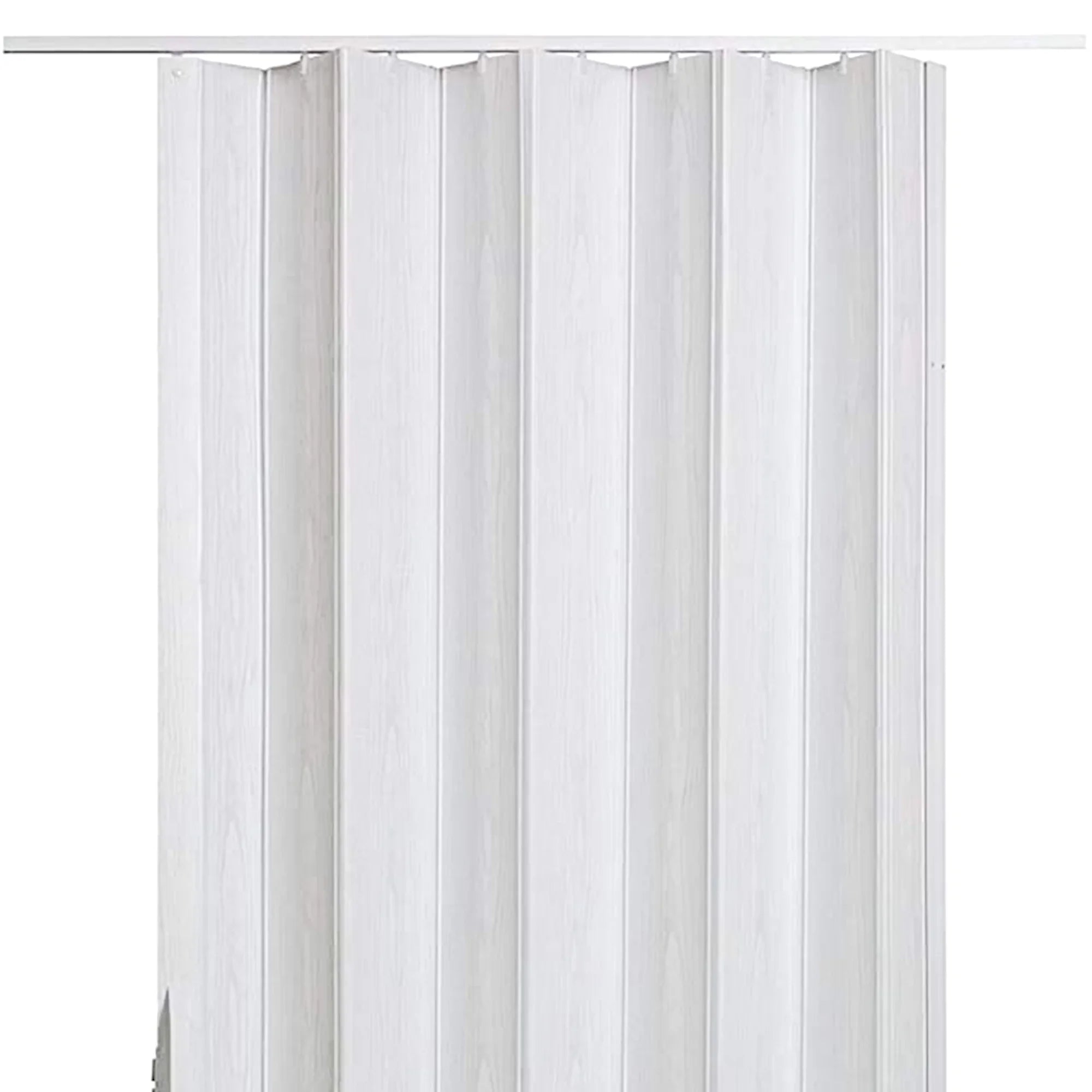 Home Products Via 36" x 80" Vinyl Hinged Single Folding Door, White