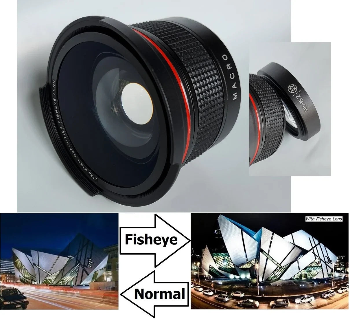 Ultra Super  Panoramic Fisheye Lens For Panasonic - -