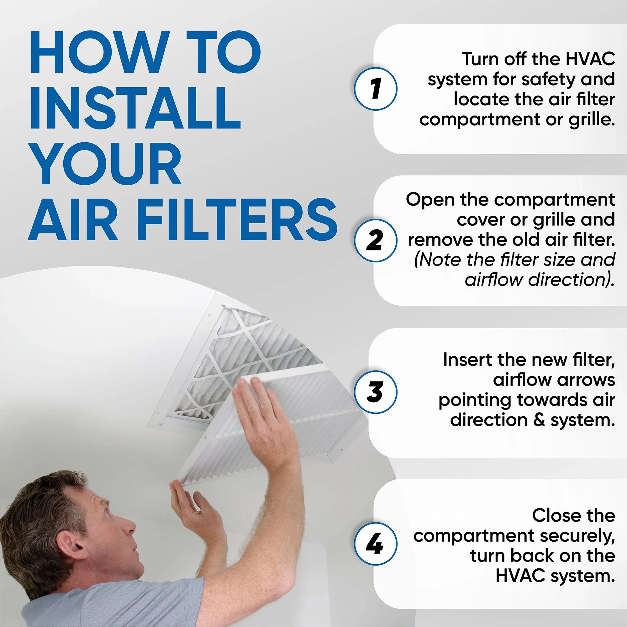 6 Pack of 14x24x1  11 Pleated Air Filters by Glasfloss. Actual Size: 13-1/2 x 23-1/2 x 7/8