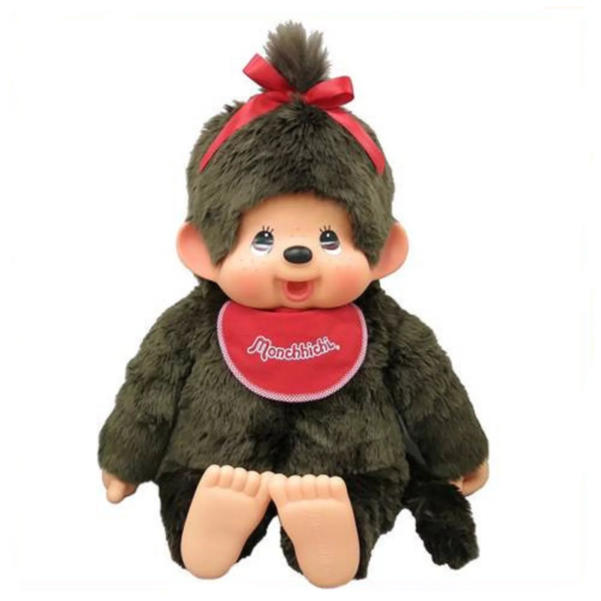 Girl Monkey Monchhichi Jumbo  Plush Toy. Limited Edition. 31" Tall.