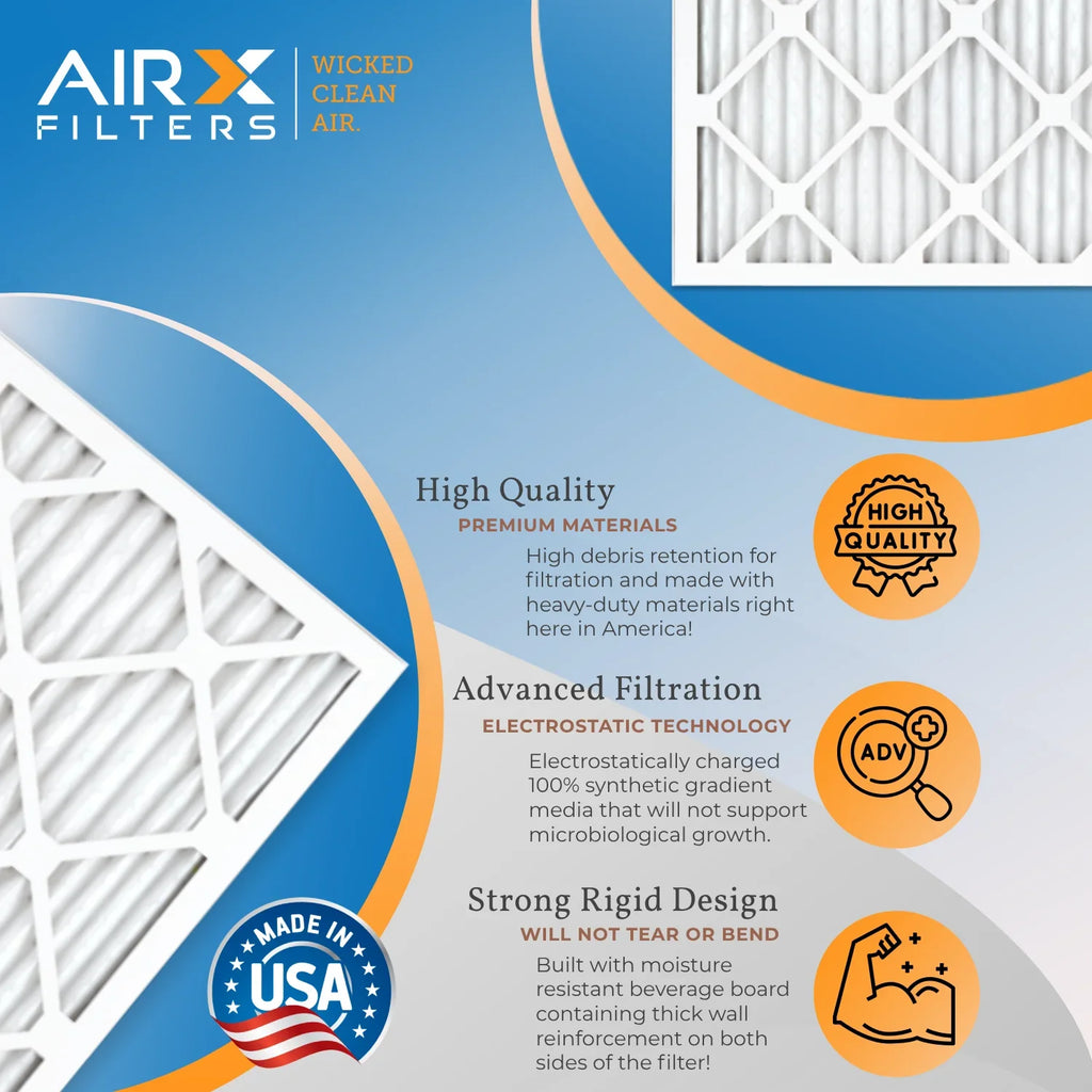 16x25x1 Air Filter  11 Comparable to  1000,  1200 &  7 Electrostatic Pleated Air Conditioner Filter 4 Pack  Premium  Made 16x25x1 Furnace Filters by     .