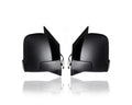 Door Mirror - Compatible/Replacement for '19-20 Mercedes-Benz Sprinter Passenger, 19-22 Cargo Van - Powered, Heated Manual-Folding Without Side Camera, Textured - Pair, Set - 9108111000, 9108111100