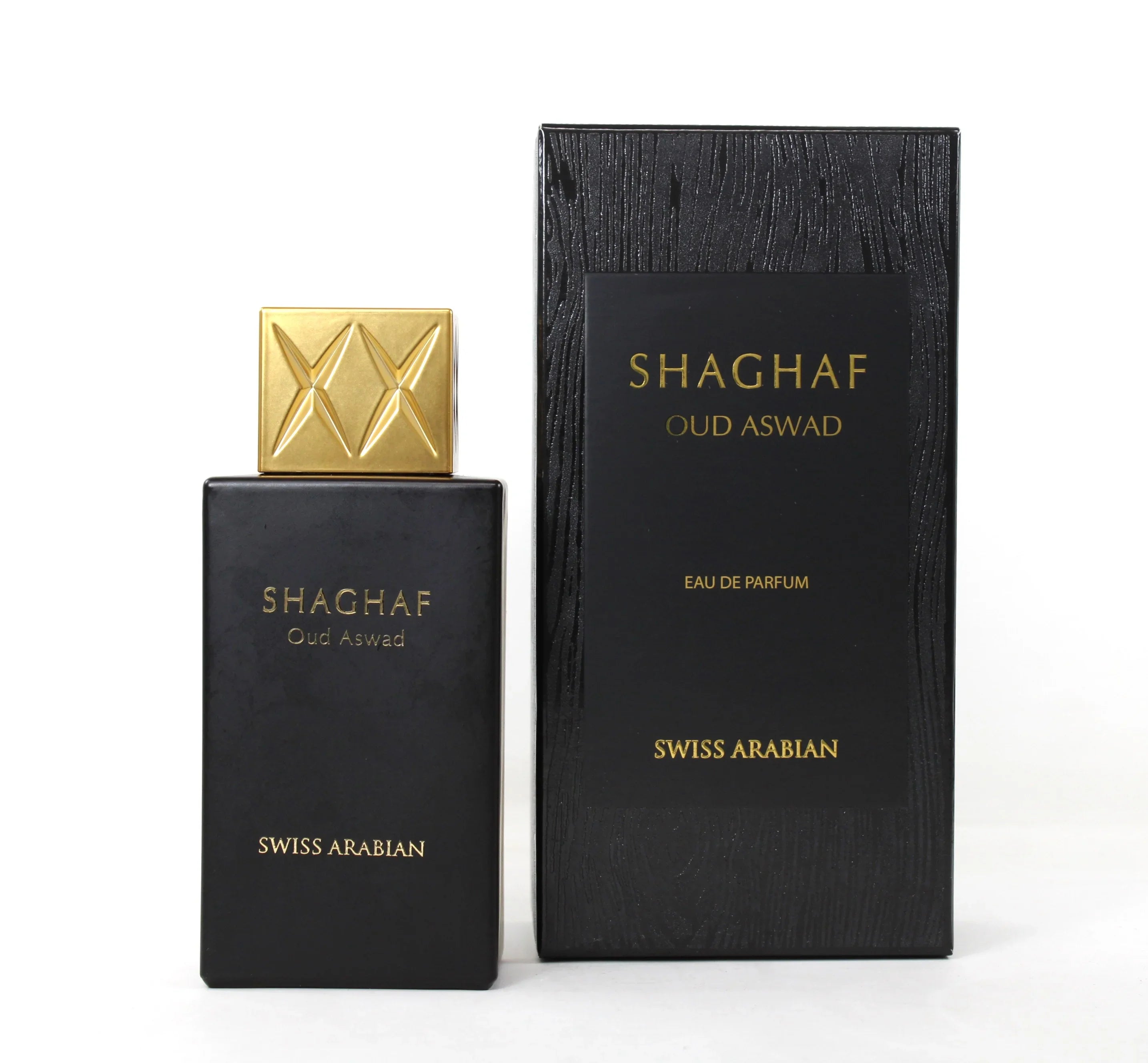Swiss Arabian Shaghaf Oud Aswad - Luxury Products From Dubai -  Seductive, Signature Aroma - The Luxurious Scent Of Arabia - 2.5 Oz 2.50 Ounce (Pack of 1)