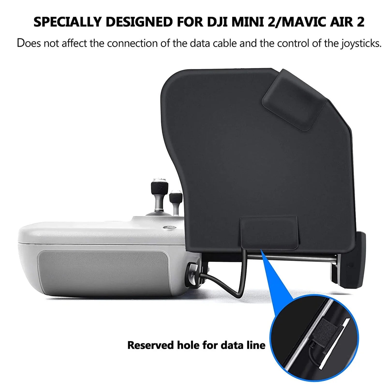 Foldable Phone Sun Shade Hood for  Mavic Mini 2 Air 2 Drone Remote Control