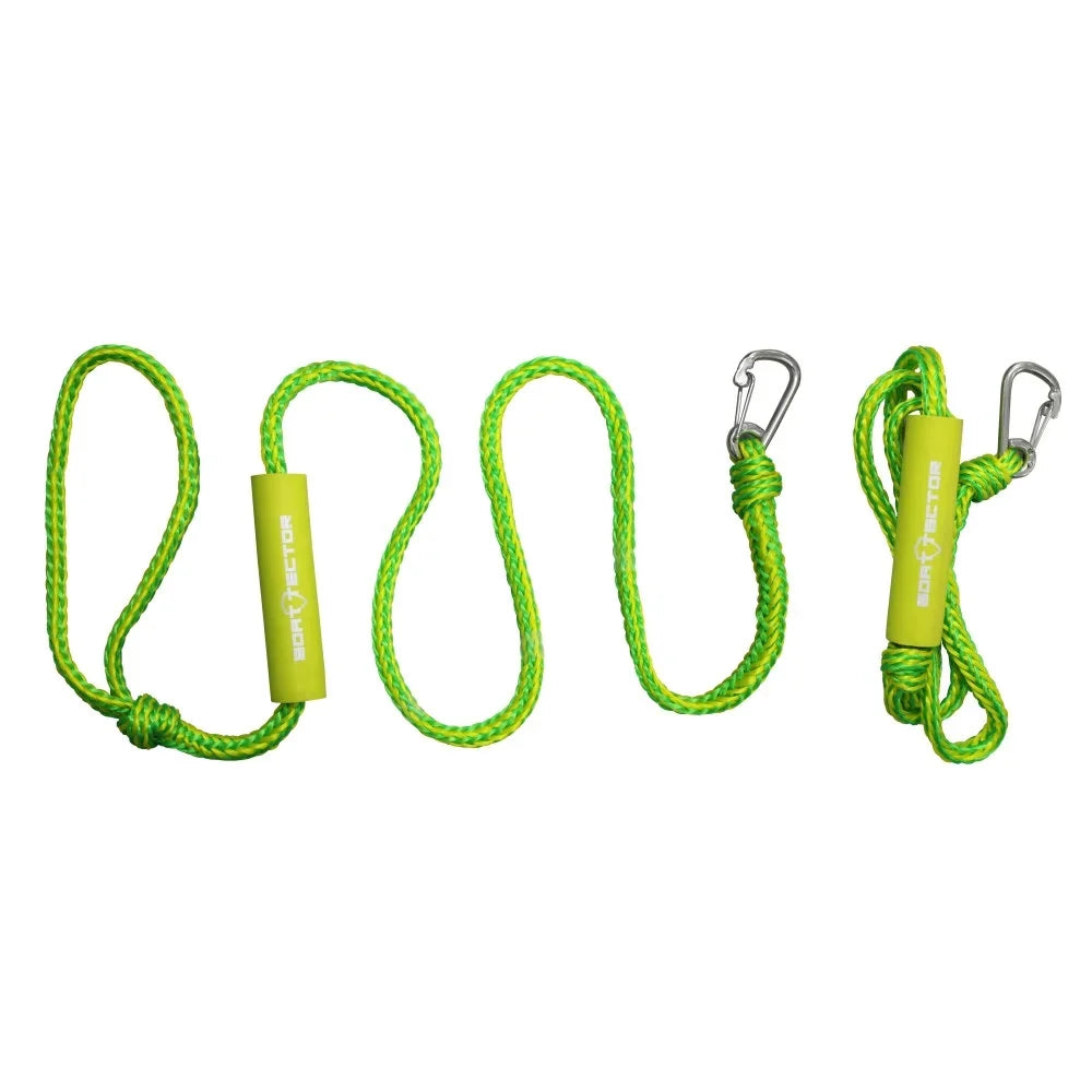 Extreme Max 3006.3132 BoatTector  Dock Line Value 2-Pack - 9 Ft., Green and Yellow