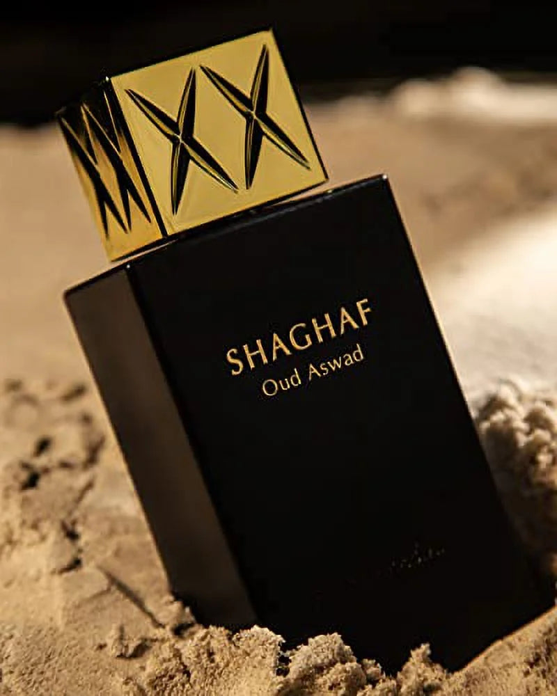 Swiss Arabian Shaghaf Oud Aswad - Luxury Products From Dubai -  Seductive, Signature Aroma - The Luxurious Scent Of Arabia - 2.5 Oz 2.50 Ounce (Pack of 1)